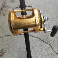 Mulinello Penn International 80VSW e canna tonno