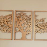 Quadro 3D Decoro Parete  VAILLA