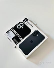 IPHONE 16 128 NUOVO-FATTURA MDW+COVER+POLIZZA PELL