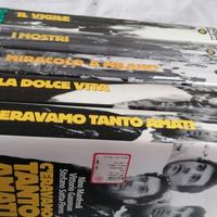 set 5 videocassette Cinema Italia dell'Unità 