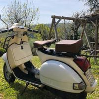sella monoposto vespa px piaggio con portapacchi 