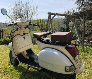 sella monoposto vespa px piaggio con portapacchi 