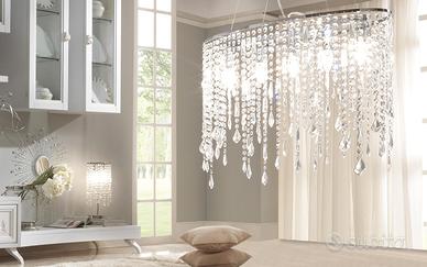 Lampadario a gocce mod. LAILA s lampade