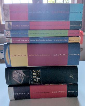 Lotto Harry Potter 1-7 Inglese Bloomsbury UK