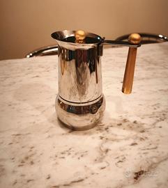 Caffettiera vintage GB Kitty oro + libretto 
