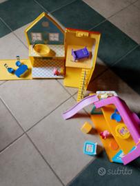 lotto Peppa Pig Grande Casa+club degli Amici