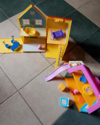 lotto Peppa Pig Grande Casa+club degli Amici