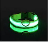 Guinzaglio collare per cani in nylon LED sicurezza
