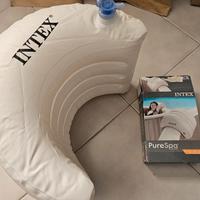  intex spa: 4 cuscini, 1 vassoio bevande, 1 luce 