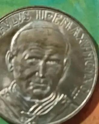 Moneta 200 Lire Papa Giovanni Paolo II