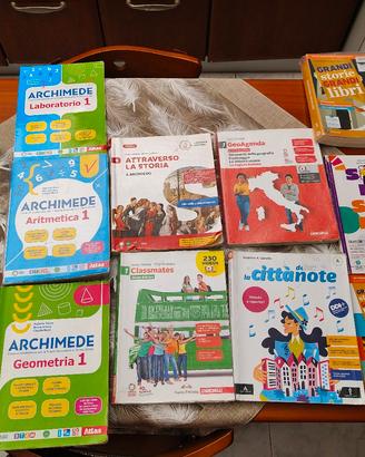 libri  scolastici prima media 