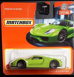 Matchbox Porsche 918 Spyder Verde