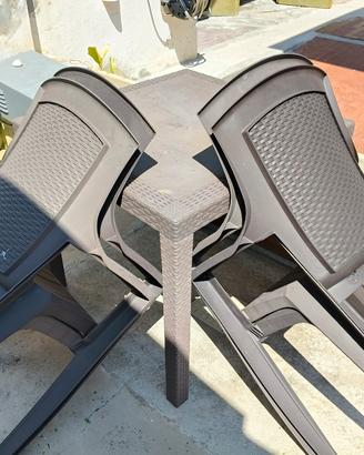 Tavolo da Giardino Plastica 