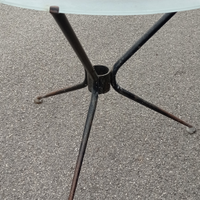 Tavolino da salotto rotondo vintage anni 60