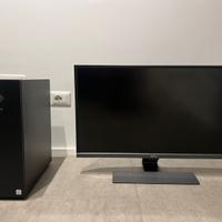 PC Omen con Monitor BenQ 4k