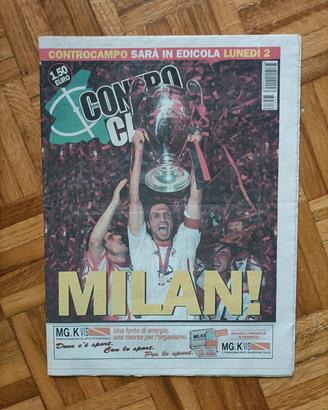 Rivista calcio 2003 Controcampo Milan Champions