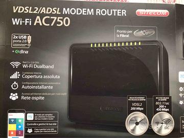 Modem Router Wi-Fi AC750 SITECOM