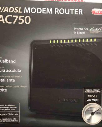 Modem Router Wi-Fi AC750 SITECOM