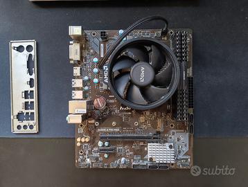Combo scheda madre + cpu + ram