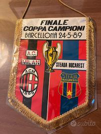 Gagliardetto Milan Steaua finale coppa campioni 89