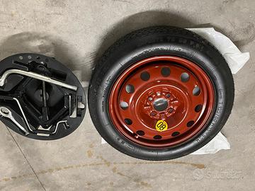 Ruotino 4 fori per auto dí piccola/media grandezza