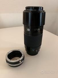 Obiettivo Minolta Beercan AF 70-210mm +Adattatore