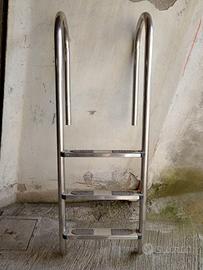 Scaletta acciaio 3 scalini