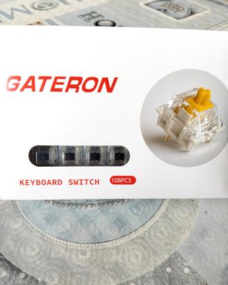 Interruttori per tastiera Gateron. 