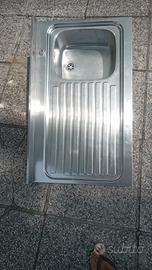 lavello inox a una vasca come nuovo