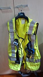 Giubbotto alta visibilità imbracatura anticaduta