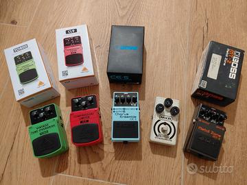 Lotto Pedali Chitarra - Boss, MXR (Zakk Wylde), Be