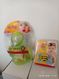 Set Neonato Nuby Biberon Educativo+ Succhietto Ape