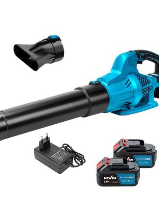 Soffiatore grande getto potente turbo 2 batterie
