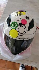 casco moto bambina