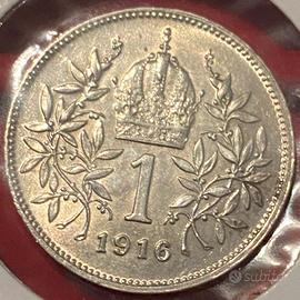 1 Krone 1916 Austria Francesco Giuseppe