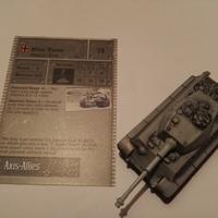 Axis & Allies miniature King Tiger nuovo