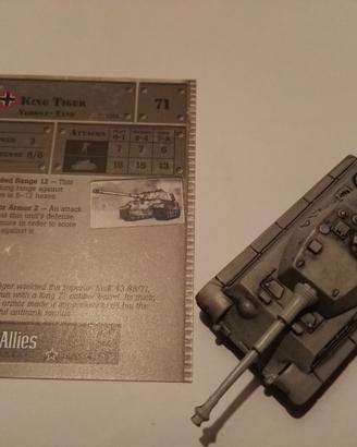 Axis & Allies miniature King Tiger nuovo