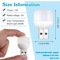 Luci notturne usb