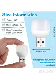 Luci notturne usb
