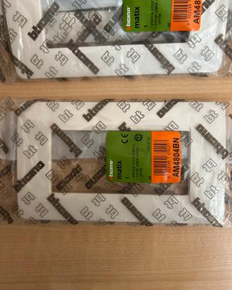 Placche bticino Matix 4 posti