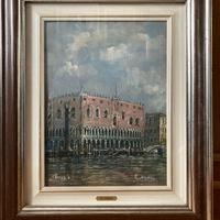 RICCARDO FOPPA olio su tela, 30x40 cm Venezia