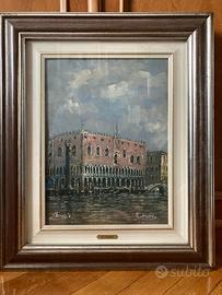 RICCARDO FOPPA olio su tela, 30x40 cm Venezia