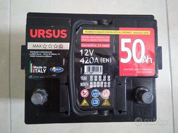 BATTERIA AUTO URSUS MAX 50 AH - Accessori Auto In vendita a Biella