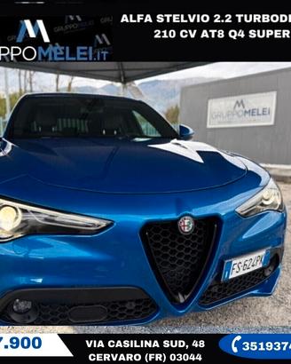 Alfa Stelvio 2.2 Turbodiesel 210 CV AT8 Q4 Super