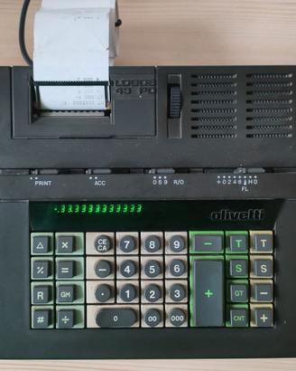 Calcolatrice Olivetti Logos 43 PD Vintage