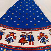 Tovaglia stile tirolese per tavolo rotondo