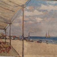 Domenico De Bernardi. spiaggia di Riccione