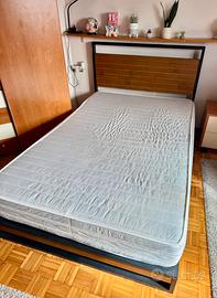 Letto piazza e mezza + materasso