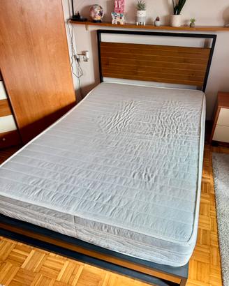 Letto piazza e mezza + materasso
