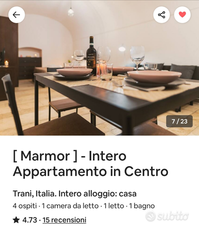 Appartamento per AIR BNB